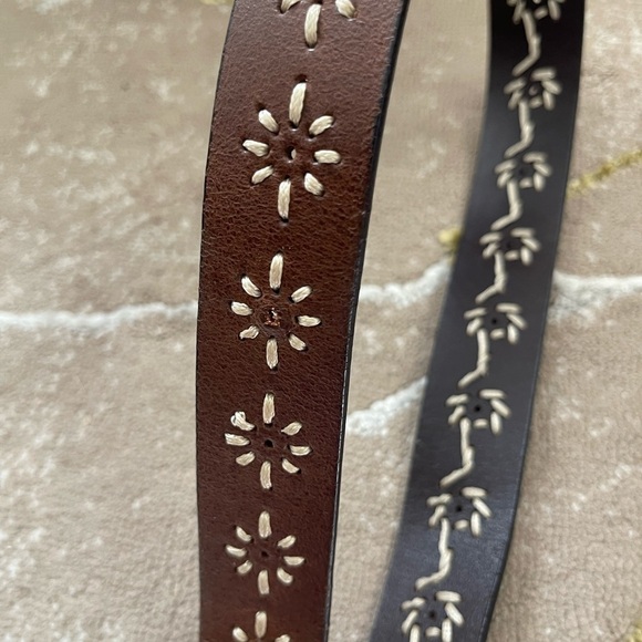 Floral embroidery belt main image 5